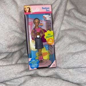 Barbie fashion pen, BNIB, 2002